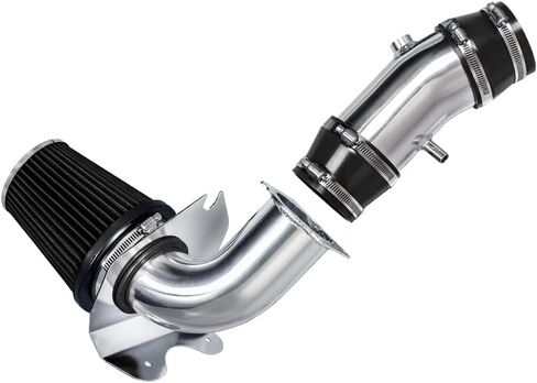 طقم مدخل هواء بارد Rtunes Racing + مجموعة فلتر أسود متوافق مع 94-95 فورد موستانج GT 5.0L V8 in Saudi Arabia