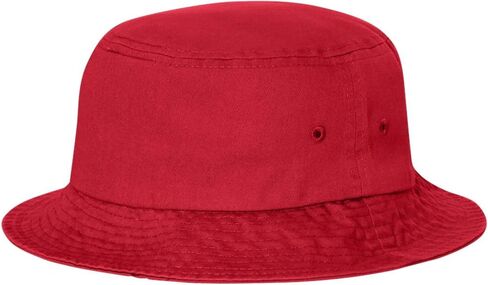 Red Lifeguard + Bucket Hat - Unisex Sun Protection Embroidered Logo Uniform Safety Cap for Men & Women in Saudi Arabia