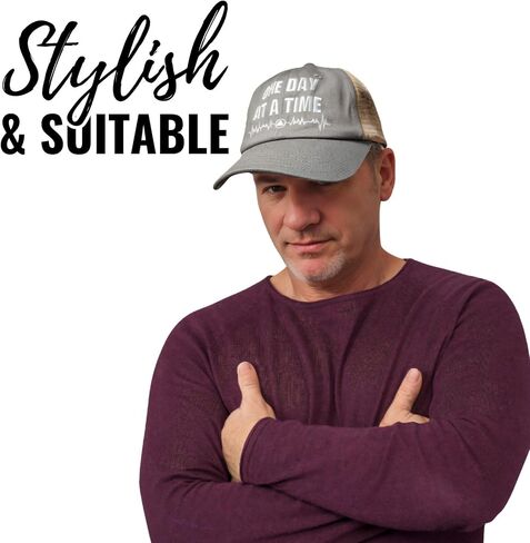InnoBeta Sobriety Gifts for Men Women Addiction Recovery Gifts Trucker Hat Cap, Sober Adjustable Embroidered Trucker Hat for Christmas, Birthday in Saudi Arabia