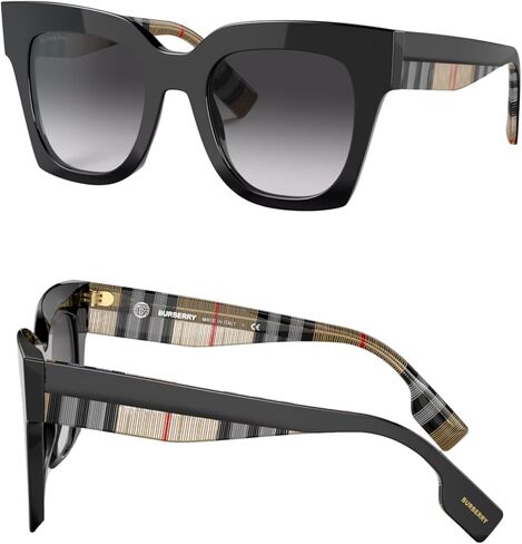 BURBERRY KITTY BE4364 نظارة شمسية مربعة الشكل من الأسيتات مع طقم نظارات فاخر in Saudi Arabia