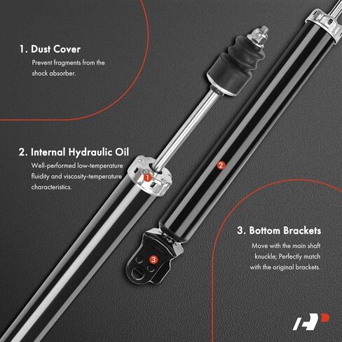 A-Premium Rear Shock Absorber Compatible with Nissan Maxima 2009-2014/2016-2018, 2-PC Set in Saudi Arabia
