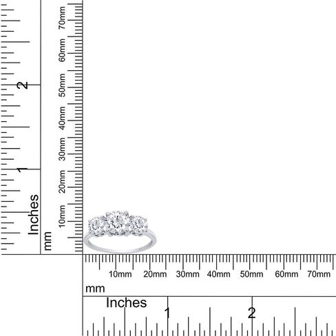 SAVEARTH DIAMONDS خاتم الخطوبة المويسانتي، خواتم المويسانتي للنساء الأزواج، 2CT مختبر خلق خواتم الخطبة الماس المستديرة in Saudi Arabia