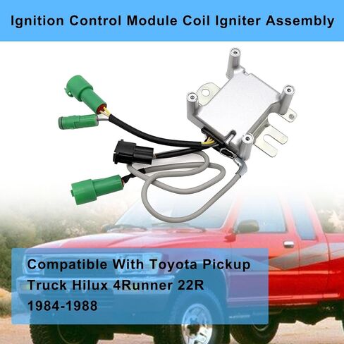 GXARTS 89620-35140 89620-35200 وحدة التحكم في الإشعال مجموعة ملف الإشعال المتوافقة مع Toyota Pickup Hilux Truck 4Runner 22R 1984-1988 يستبدل 131100-3752 6H1298 88921533 in Saudi Arabia