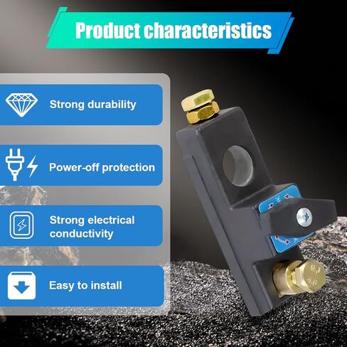 Smart Car Battery Disconnect Switch, 12V/24V Quick Disconnect Battery Cut Off Switch, Universal Master Power Cut Isolator Kill Switch for Car, RV, Boat, Truck (1PC) in Saudi Arabia