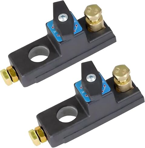 Smart Car Battery Disconnect Switch, 12V/24V Quick Disconnect Battery Cut Off Switch, Universal Master Power Cut Isolator Kill Switch for Car, RV, Boat, Truck (1PC) in Saudi Arabia
