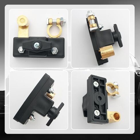 Car Battery Disconnect Switch 12V/24V Adaptable,Heavy Duty Battery Switch Disconnect for Batteries Protection Without Complex Wiring,100A Marine Disconnects Switches in Saudi Arabia