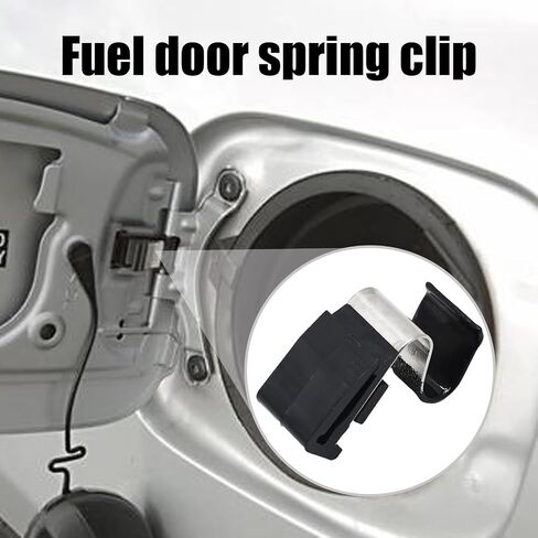 1 x Fuel Door Spring Clip Replacement for MB642442, MR970563 Fuel Spring Release Clip Compatible with Mitsubishi Lancer, Compatible with Mirage, Compatible with Outlander and other models in Saudi Arabia