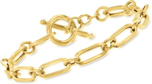 Ross-Simons Toggle Paperclip Link Bracelet in Saudi Arabia