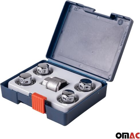 طقم قفل عجلة OMAC لسيارة Acura Integra TLX TSX Honda Accord HR-V M12X1,5 Nut Black in Kuwait