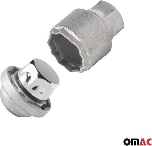طقم قفل عجلة OMAC لسيارة Acura Integra TLX TSX Honda Accord HR-V M12X1,5 Nut Black in Kuwait