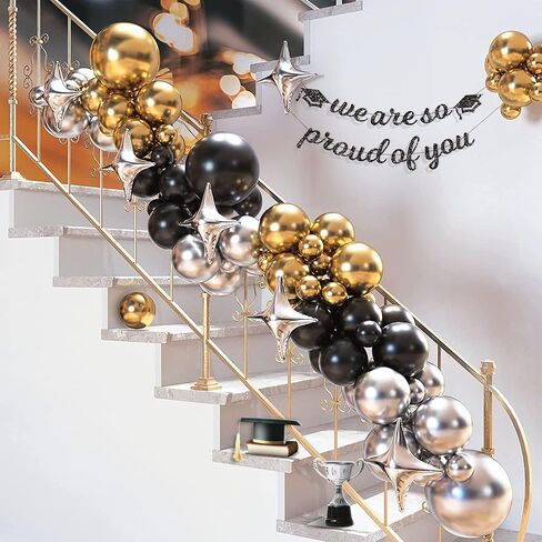 لافتة عيد ميلاد سعيد معلقة مسبقًا من هاوس أوف بارتي - لا يمكن تركيبها بنفسك | لافتة حروف عيد ميلاد سعيد لامعة باللون الوردي بطول 6 أقدام، زينة حفلات عيد الميلاد المعلقة على شكل إكليل للفتيات والنساء in Kuwait