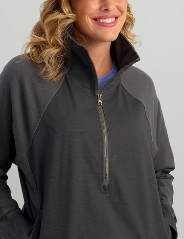 HUK Women's Cruiser Hybrid 1/2 Zip, Lightweight, Quick-Drying, Versatile Outdoor Pullover in Saudi Arabia