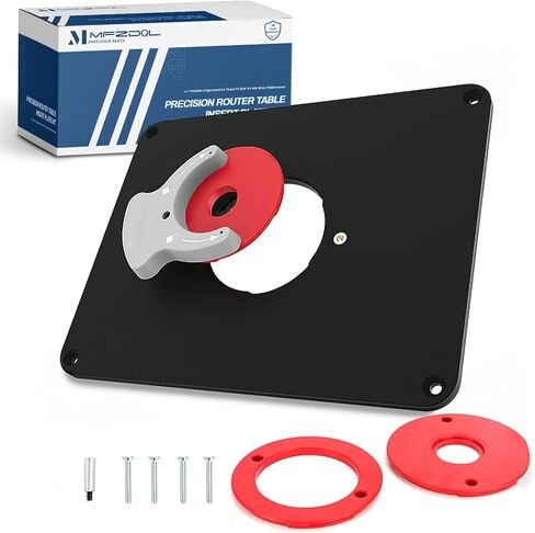 طقم لوحة إدخال طاولة جهاز التوجيه الدقيق PRS4036 متوافق مع سلسلة Porter-Cable 690/890، متوافق مع Bosch 1617 - حلقات Level-Loc in Kuwait