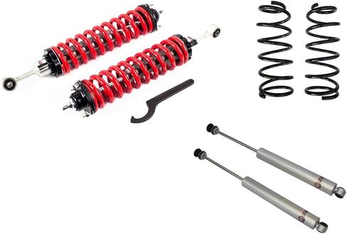 Freedom Offroad for 1-4" Adjustable Coilovers / 2" Rear Lift Springs and Shocks Compatible with 1996-2002 Toyota 4Runner in Saudi Arabia