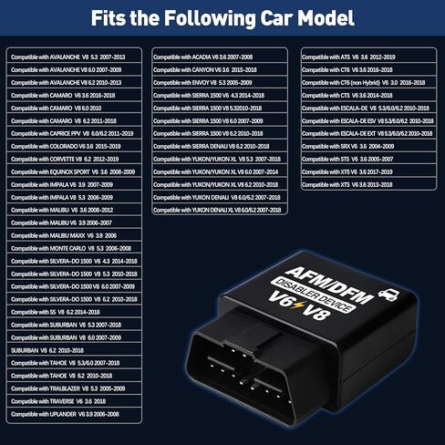 AFM DFM Disabler Active Fuel Management Disabler Compatible with V6 & V8 Motors AFM Disabler 5.3 Silverado Tahoe Suburban GMC Yukon XL Sierra Cadillac for RA003 (Blue) in Kuwait