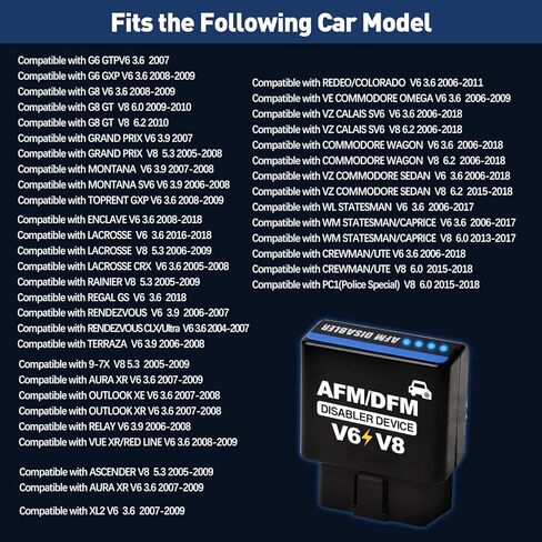 AFM DFM Disabler Active Fuel Management Disabler Compatible with V6 & V8 Motors AFM Disabler 5.3 Silverado Tahoe Suburban GMC Yukon XL Sierra Cadillac for RA003 (Blue) in Kuwait