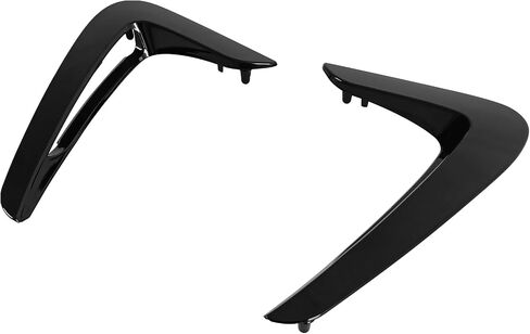 IKON MOTORSPORTS Side Fender Vent, Compatible with 2014-2016 BMW 4-Series F32 Coupe 2-Door F33 Convertible F36 Grand Coupe, Painted #475 Black Sapphire Metallic ABS Front Side Air Vent Cover Trim 2PCS in Saudi Arabia