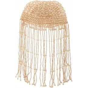 لؤلؤة حبة النساء أغطية الرأس خوذة كليوباترا المصرية قبعة الزعنفة قبعة شرابة الشعر مجوهرات الزفاف اكسسوارات الزفاف in Kuwait