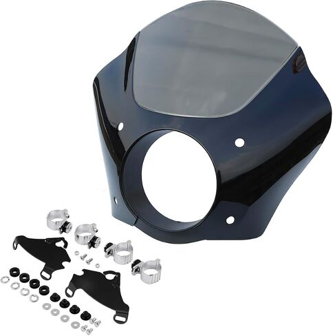 XMT-MOTO Gauntlet Headlight Fairing Windscreen W/Trigger Lock Mounts Fit For Harley Sportster XL 1200 883 1988-2022 in Saudi Arabia