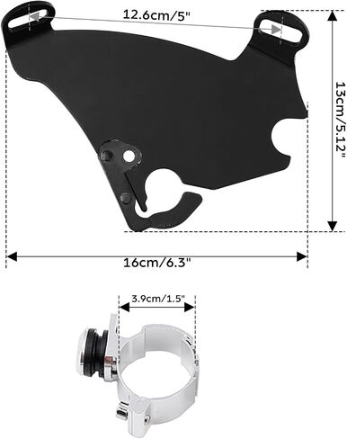 XMT-MOTO Gauntlet Headlight Fairing Windscreen W/Trigger Lock Mounts Fit For Harley Sportster XL 1200 883 1988-2022 in Saudi Arabia