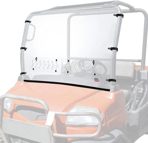 زجاج أمامي KEMIMOTO مزود بفتحة تهوية متوافق مع Kubota RTV X900/ X1120 زجاج أمامي كامل للكمبيوتر الشخصي مقاوم للرياح غير متوافق مع RTV 900/1140 in Saudi Arabia