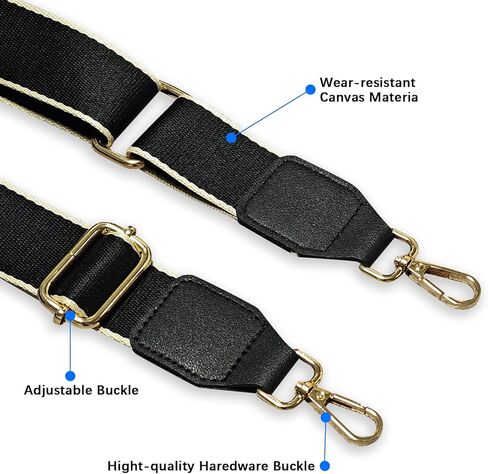 حزام المحفظة، حزام كتف عريض، أشرطة قماشية قابلة للتعديل، أحزمة بديلة لحقيبة اليد، وحقيبة كروس in Kuwait