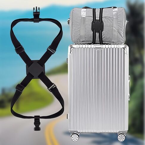 Luggage Straps for suitcases,Travel Bag Bungee Belt for Luggage Carry On Adjustable Suitcase Carry on Bag Handle Portable Tourister Travel Straps Belt Elastic Airport Travel Accessories with in Saudi Arabia