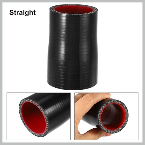 38-42mm 1.5 "-1.7" ID مستقيم سيليكون المخفض خرطوم سيليكون خرطوم مقرنة المبرد أنبوب أسود لسيارة المبرد مدخل الأنابيب استبدال قطع غيار السيارات in Saudi Arabia