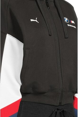 سترة رياضية BMW M Motorsport للنساء من PUMA، باللون الأسود in Saudi Arabia