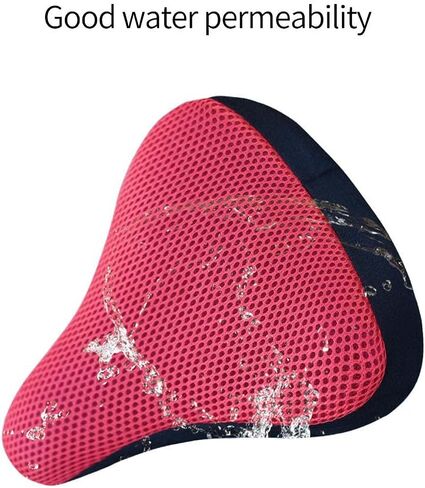 VBESTLIFE Seat Cover, Breathable 3D Fabric Padded Seat Cover for Riding Equipment (Light Blue) in Saudi Arabia