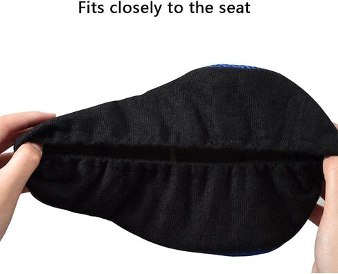 VBESTLIFE Seat Cover, Breathable 3D Fabric Padded Seat Cover for Riding Equipment (Light Blue) in Saudi Arabia