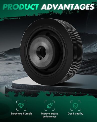 SCITOO Engine Harmonic Balancer 594-166 2005-2006 For Saab,1997-2020 For Subaru in Saudi Arabia