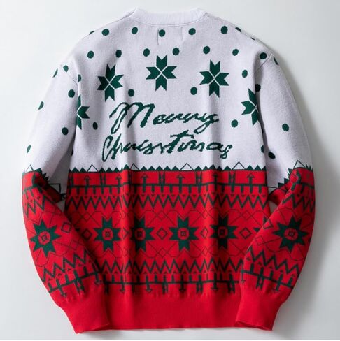 Christmas Sweater for Men Long Sleeve Knitted Xmas Pullover Tops in Saudi Arabia