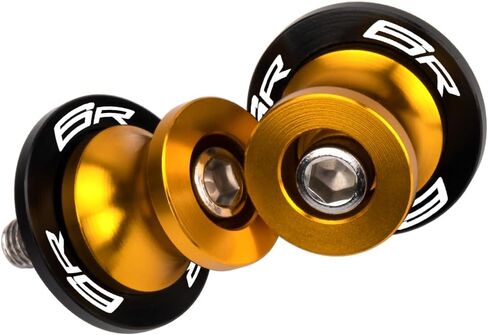 بكرات دراجة نارية M8 Swingarm بكرات منزلق للنينجا ZX-6R 636 2013-2025 بكرات الدراجات النارية حامل بادوك بكرات حامل بادوك بكرات m8 (انظر التفاصيل أدناه) ملحقات (ذهبي) in Kuwait