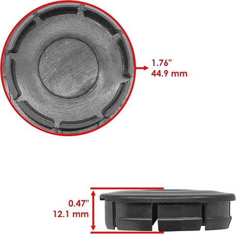 Caltric Swingarm Pivot Bolt Cap Compatible with Honda Fourtrax 300 TRX300FW 4X4 1995-2000 in Saudi Arabia