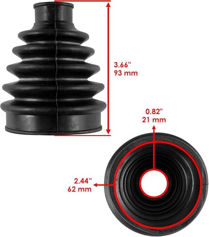 Caltric Front Axle Inner Cv Boot Kit Compatible with Can-Am 705401346 in Saudi Arabia