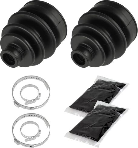 Caltric Front Axle Outer And Inner Cv Boot Kit Compatible with Kawasaki Prairie 650 Kvf650 2002 2003 in Saudi Arabia