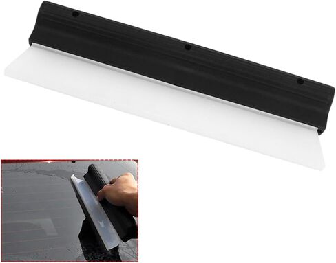 Car Squeegee Silicone, 10.6 in Antislip Nonscratch Wiper Water Blade Clean Drying Window Premium Soft TShape DesignWater Remover for Car Windows Windshields Mirrors PP in Saudi Arabia