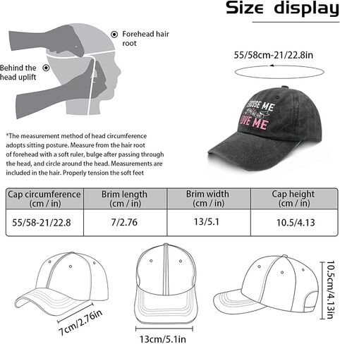 Excuse Me You Look Like You Love Me Hat for Women Classic Washed Distressed in Saudi Arabia