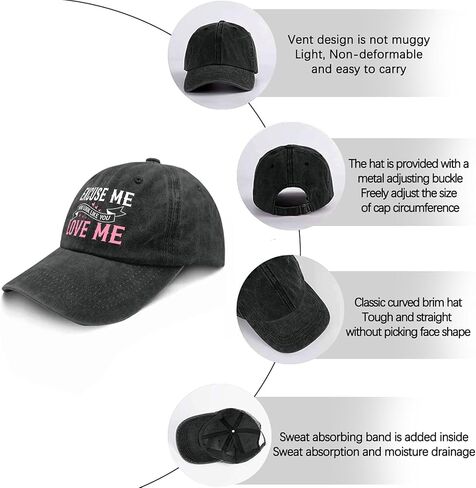 Excuse Me You Look Like You Love Me Hat for Women Classic Washed Distressed in Saudi Arabia