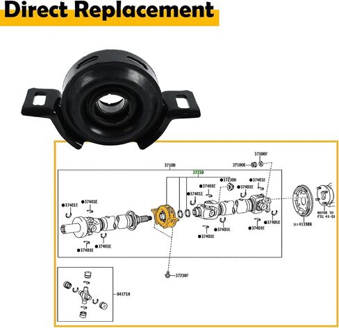 37230-09090 محمل دعم مركز عمود الإدارة متوافق مع Toyota Tacoma 2016-2021 in Saudi Arabia