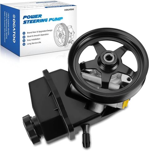 Power Steering Pump with Pulley and Reservoir Fits for Chevrolet Impala 2006-2011, Monte Carlo 2006 2007 3.5L 3.9L Replaces 88964571, 63139N, 15267585, 20-69989 Power Steering Asist Pump in Saudi Arabia