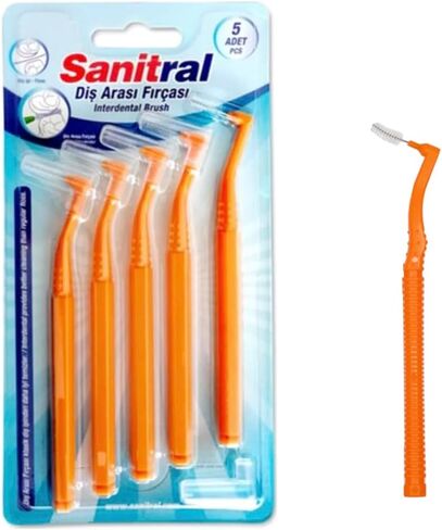 Interdental Brush Angle, Angled Dental Brush for Teeth Cleaning-Excellent Access Between Teeth Size -0.4 mm in Saudi Arabia