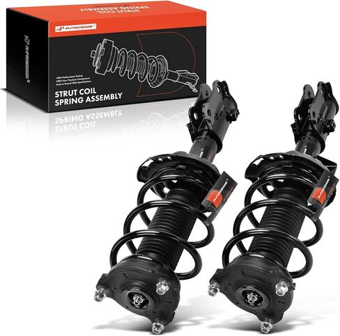 A-Premium Front Pair (2) Complete Strut & Coil Spring Assembly Compatible with Hyundai Elantra GT 2018 2019 2020, Driver and Passenger Side, Replace# 18920696 in Saudi Arabia