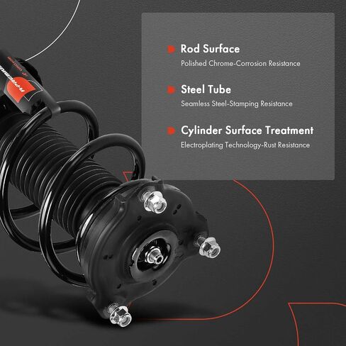 A-Premium Front Pair (2) Complete Strut & Coil Spring Assembly Compatible with Hyundai Elantra GT 2018 2019 2020, Driver and Passenger Side, Replace# 18920696 in Saudi Arabia