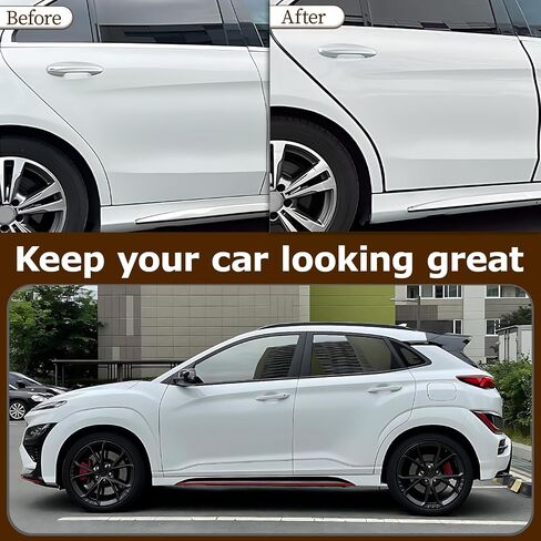 Car Door Edge Guards Black - 16.5Ft(5M) Car Door Protector Fits Most Vehicles,Provides Edge Trim and Paint Protection for Trucks,Suvs,Sedans,No Adhesive Required,Fade Resistant,Easy to Cut in Saudi Arabia