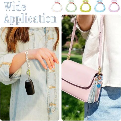 Beadthoven 17Pcs Alloy Enamel Heart Spring Gate Rings Heart Shaped Carabiner Snap Clips Colorful Keychain Buckles Cute Heart Metal Lanyards Backpack Clasps for Keychains Making Bag Purse DIY Crafts in Kuwait