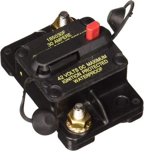 Bussmann CB185-30 Waterproof High Amp Flush Mount Type III (3) Circuit Breaker (30 Amp), 1 Pack in Saudi Arabia