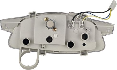 RedCap Speedometer Gas Instrument Cluster Gauge Assembly Specifically Designed for GY6 Jonway 50cc YY50QT-6 Scooter Moped, Fit in Chinese Made Scooter Mopeds - Easy Installation with 3-Wire Plug in Saudi Arabia