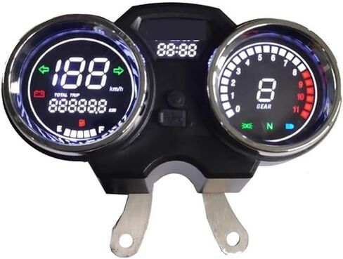 Tachometer Instrument for Suzuki GN125 GN150 GN 125 EN125 GSX125 QS125 Motorcycle Speedometer Digital Meter LED Speedometer Motorcycle Instrument in Saudi Arabia